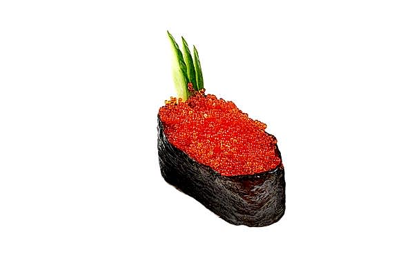 Гункан с икрой тобико